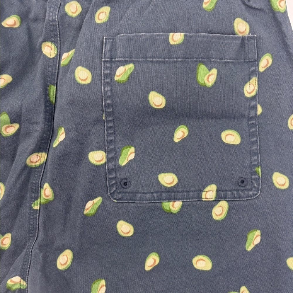 Bixby Nomad Mens Avocado Print Shorts Cotton & Spandex Blend Size 33 - Picture 6 of 7